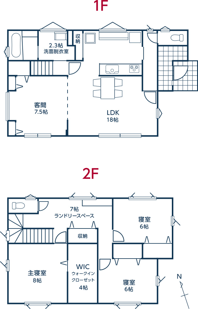 社員の自宅紹介　間取り図