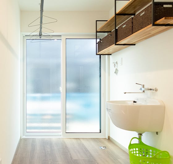 室内干しスペース 写真